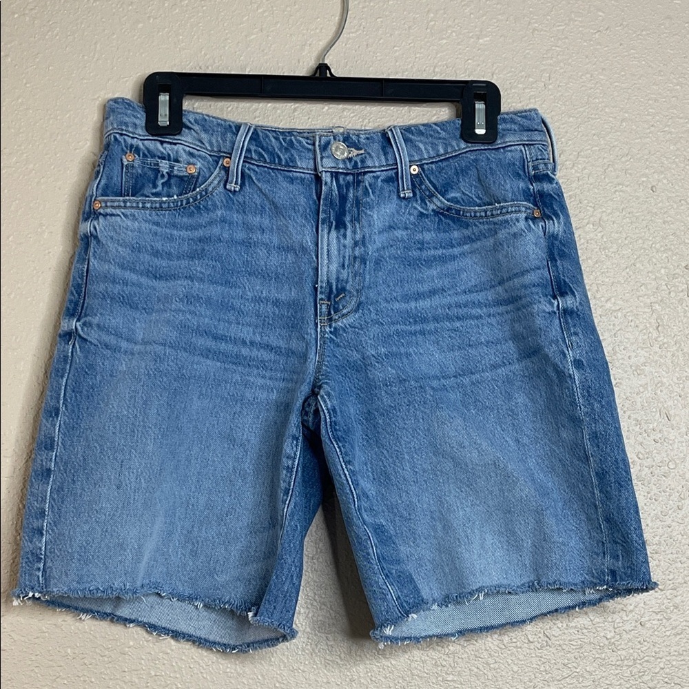 MOTHER Light Blue Denim Jean Shorts